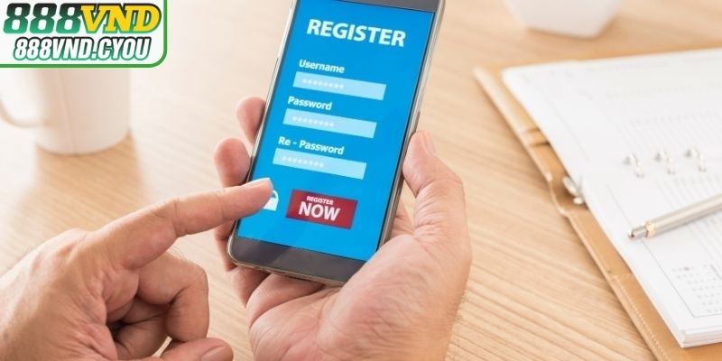 Sử dụng trình duyệt di động để tạo tài khoản thành viên mới