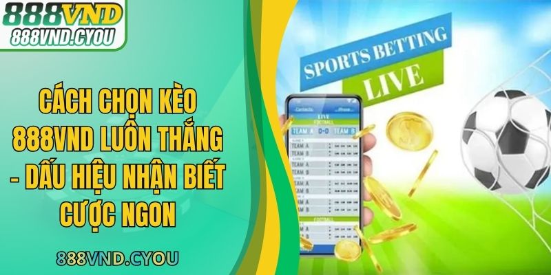 Cách Chọn Kèo 888VND Luôn Thắng - Dấu Hiệu Nhận Biết Cược Ngon